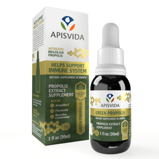 APISVIDA Green Propolis Extract AP60 Propoflex 1fl oz - 30ml
